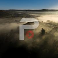 Héricourt dans la brume automnale